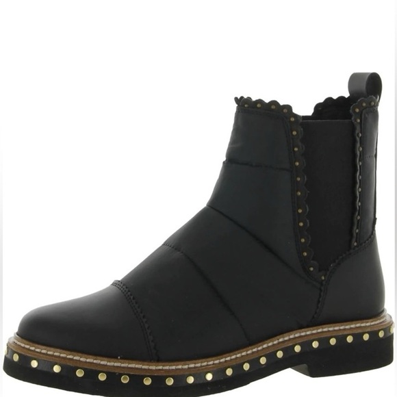 NEW! Free People Atlas Womens Pull On Leather Ankle Boots - Size 39 EU/ 9 US - Picture 2 of 13